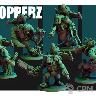 Описание картинки Hopperz от Manufactorum76 по цене 1 125руб | Свободный Рынок Миниатюр - СРМ