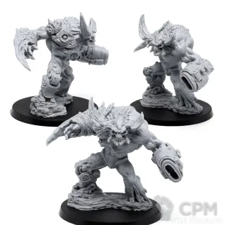Описание картинки Кибер-демон (Cyberdemon, Doom) от Forfun Miniatures по цене 1 050руб | Свободный Рынок Миниатюр - СРМ