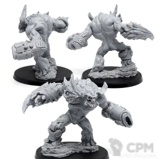 Описание картинки Кибер-демон (Cyberdemon, Doom) от Forfun Miniatures по цене 1 050руб | Свободный Рынок Миниатюр - СРМ