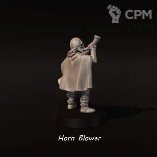 Описание картинки Vendel Era Horn Blower от Recruiter по цене 200руб | Свободный Рынок Миниатюр - СРМ
