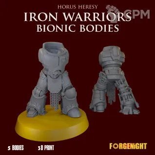 Описание картинки Iron Warriors Horus Heresy Bionic Bodies от ForgeNight по цене 600руб | Свободный Рынок Миниатюр - СРМ