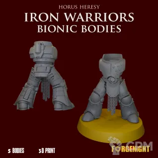 Описание картинки Iron Warriors Horus Heresy Bionic Bodies от ForgeNight по цене 600руб | Свободный Рынок Миниатюр - СРМ