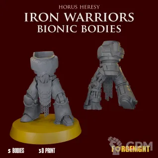 Описание картинки Iron Warriors Horus Heresy Bionic Bodies от ForgeNight по цене 600руб | Свободный Рынок Миниатюр - СРМ