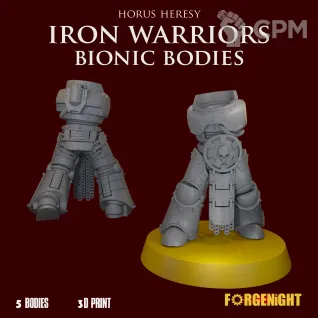 Описание картинки Iron Warriors Horus Heresy Bionic Bodies от ForgeNight по цене 600руб | Свободный Рынок Миниатюр - СРМ