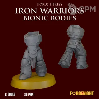 Описание картинки Iron Warriors Horus Heresy Bionic Bodies от ForgeNight по цене 600руб | Свободный Рынок Миниатюр - СРМ