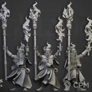 Описание картинки Mages от 3DPrintClub по цене 150руб | Свободный Рынок Миниатюр - СРМ