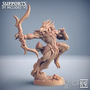 Описание картинки Ааракокра Следопыт (Aarakokra Pathfinder) от Gabrigame_Print по цене 290руб | Свободный Рынок Миниатюр - СРМ