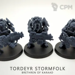 Описание картинки Tordeyr Stormfolk /Brokhyr Thunderkyn от Barduck Miniatures по цене 625руб | Свободный Рынок Миниатюр - СРМ