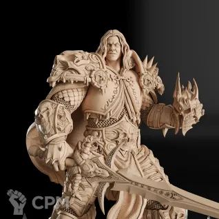 Описание картинки Arthas Menethil Фигурка (Warcraft) от GAS3TXD  по цене 3 900руб | Свободный Рынок Миниатюр - СРМ