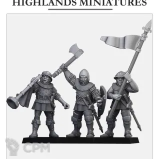 Описание картинки Bretonnian Shooters Com Group от Barduck Miniatures по цене 549руб | Свободный Рынок Миниатюр - СРМ