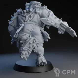Описание картинки Blood Bowl - Varag Ghoul-Chewer от 3Д печать миниатюр по цене 554руб | Свободный Рынок Миниатюр - СРМ