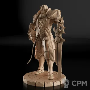 Описание картинки Anduin Wrynn Фигурка (World of Warcraft) от GAS3TXD  по цене 3 900руб | Свободный Рынок Миниатюр - СРМ
