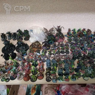 Описание картинки Армия Chaos Space Marines от Revan по цене 60 000руб | Свободный Рынок Миниатюр - СРМ