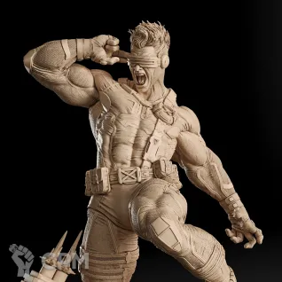 Описание картинки Cyclops Фигурка (Marvel) от GAS3TXD  по цене 3 900руб | Свободный Рынок Миниатюр - СРМ