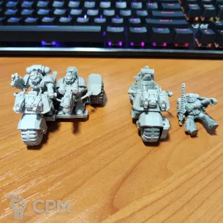 Описание картинки Attack Bike + обычный bike от Сергиев Илья по цене 1 500руб | Свободный Рынок Миниатюр - СРМ