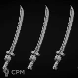 Описание картинки оружие тип Katana (правая рука) от LDBits по цене 569руб | Свободный Рынок Миниатюр - СРМ