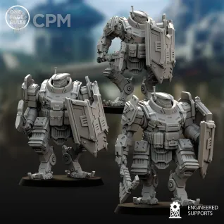 Описание картинки Bullgryn/Ogryn/Human Defence Force - OGREs OPR от Laboratory of Chaos по цене 360руб | Свободный Рынок Миниатюр - СРМ