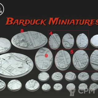 Описание картинки Базы/Подставки Human Empire Круглые 32мм от Barduck Miniatures по цене 669руб | Свободный Рынок Миниатюр - СРМ