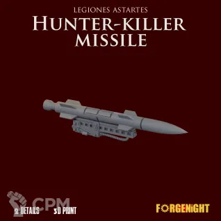 Описание картинки Hunter-killer missile от ForgeNight по цене 250руб | Свободный Рынок Миниатюр - СРМ