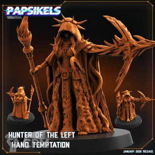 Описание картинки HUNTER OF THE LEFT HAND TEMPTATION от Manufactorum76 по цене 200руб | Свободный Рынок Миниатюр - СРМ