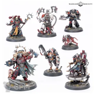 Описание картинки CHAOS SPACE MARINES: HURON BLACKHEART от Магазин Хобби по цене 8 000руб | Свободный Рынок Миниатюр - СРМ