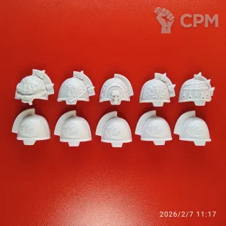 Описание картинки Carcharodon Astra Shoulder Pads Gravis от User19033 по цене 450руб | Свободный Рынок Миниатюр - СРМ