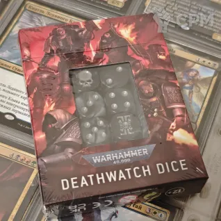 Описание картинки Deathwatch Dice от Monger по цене 5 950руб | Свободный Рынок Миниатюр - СРМ