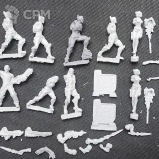 Описание картинки Ребята из ALEPH, литьё. от Tenzen по цене 650руб | Свободный Рынок Миниатюр - СРМ