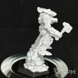 Описание картинки Hatchetman HCT-6D (45 тонн) от Dwarf Pirate Foundry по цене 450руб | Свободный Рынок Миниатюр - СРМ