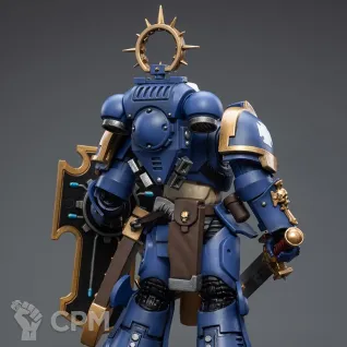 Описание картинки Ultramarines Bladeguard Veteran 03 от Строго по-Имперски по цене 4 120руб | Свободный Рынок Миниатюр - СРМ