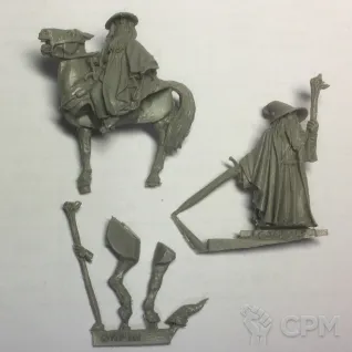 Описание картинки Gandalf the Grey Foot and Mounted от  по цене 750руб | Свободный Рынок Миниатюр - СРМ