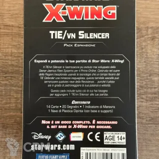 Описание картинки Star Wars X-Wing 2E - TIE-vn Silencer (на итальянском) от Mini Wargame по цене 3 350руб | Свободный Рынок Миниатюр - СРМ