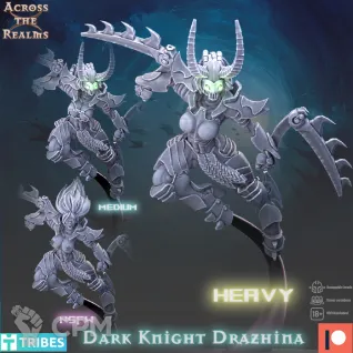 Описание картинки Dark Knight Drahzina от Manufactorum76 по цене 175руб | Свободный Рынок Миниатюр - СРМ