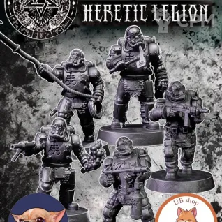 Описание картинки Sea Heretics Renegades, 5 шт, для Trench crusade, Heretic Legion от Unnamable_shop по цене 1 000руб | Свободный Рынок Миниатюр - СРМ