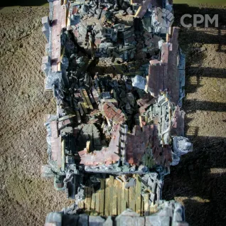 Описание картинки Руины собора Святого Духа ✠ TRENCH CRUSADE от Big Brain Terrain по цене 12 550руб | Свободный Рынок Миниатюр - СРМ