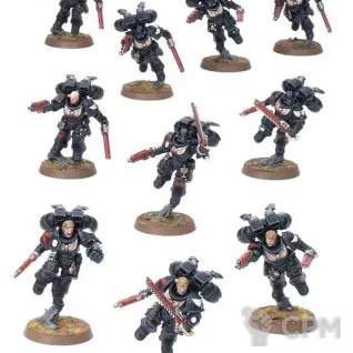 Описание картинки Death Company Marines With Jump Packs от TERRA NOVA по цене 1 000руб | Свободный Рынок Миниатюр - СРМ