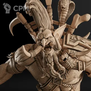Описание картинки Voljin Фигурка (World of Warcraft) от GAS3TXD  по цене 3 900руб | Свободный Рынок Миниатюр - СРМ