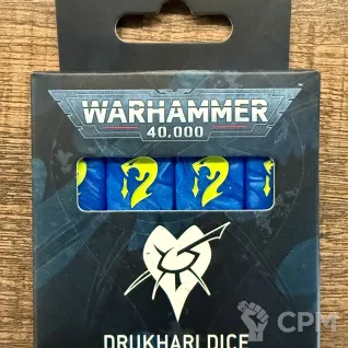 Описание картинки Warhammer 40000 Drukhari Dice от Warmaster по цене 2 950руб | Свободный Рынок Миниатюр - СРМ