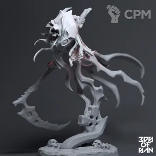 Описание картинки Nighthaunt Reaper от Barduck Miniatures по цене 295руб | Свободный Рынок Миниатюр - СРМ
