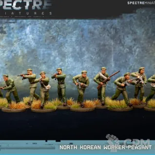 Описание картинки North Korean Worker-Peasant Militia от Wardog Workshop по цене 1 700руб | Свободный Рынок Миниатюр - СРМ