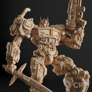 Описание картинки Optimus Prime Фигурка (Transformers) от GAS3TXD  по цене 4 900руб | Свободный Рынок Миниатюр - СРМ