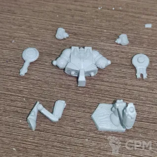 Описание картинки Helios HEL-3D (60 тонн) от Dwarf Pirate Foundry по цене 500руб | Свободный Рынок Миниатюр - СРМ