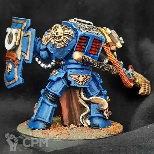 Описание картинки Librarian in Terminator Armour old original от Superguns по цене 2 800руб | Свободный Рынок Миниатюр - СРМ