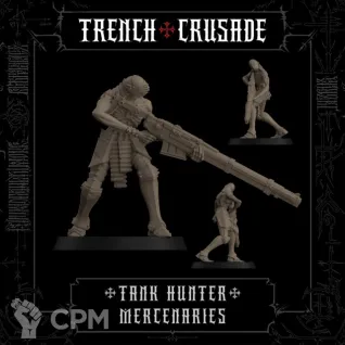 Описание картинки Mercenaries Tank Hunter Bundle от Recruiter по цене 1 400руб | Свободный Рынок Миниатюр - СРМ