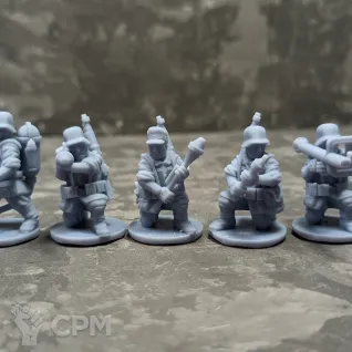 Описание картинки Bolt Action German Infantry Спец пехота 1 от Silver Pendulum по цене 520руб | Свободный Рынок Миниатюр - СРМ