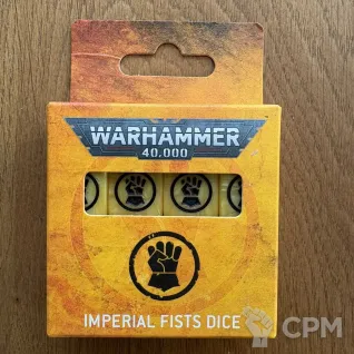Описание картинки Imperial fists dice set от Shin_tf по цене 3 500руб | Свободный Рынок Миниатюр - СРМ