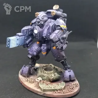Описание картинки T'au Ghostkeel Battlesuits (#SC-08) от Scope по цене 4 800руб | Свободный Рынок Миниатюр - СРМ