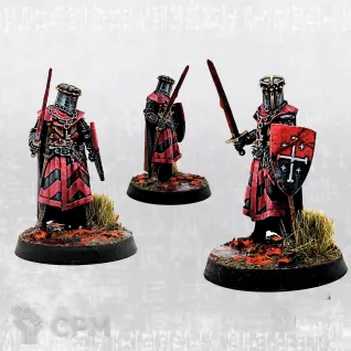 Описание картинки Vicariatus Ignis - Retinue Set  34мм от Manufactorum76 по цене 1 200руб | Свободный Рынок Миниатюр - СРМ