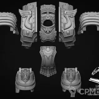 Описание картинки Armor model "Levi" type Romanus от LDBits по цене 1 258руб | Свободный Рынок Миниатюр - СРМ