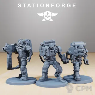 Описание картинки Mechanicus Cyborgs от Barduck Miniatures по цене 582руб | Свободный Рынок Миниатюр - СРМ